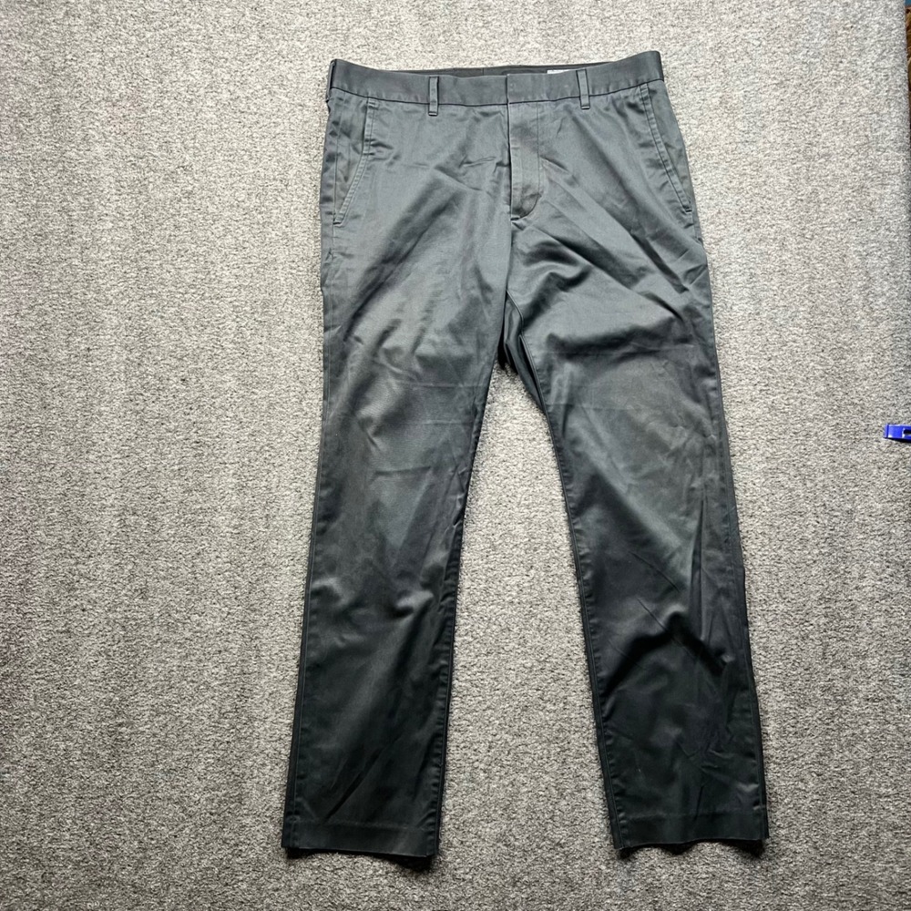 Bonobos Pants Mens 33x30 Black Fits‎ 34x29 Chino Tuesday Stretch Cotton Trousers